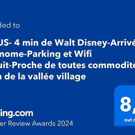 Lotus- 4 Min De Walt Disney-Arrivee Autonome-Parking Et Wifi Gratuit-Proche De Toutes Commodites 5Min De La Vallee Village Chessy  Exterior photo